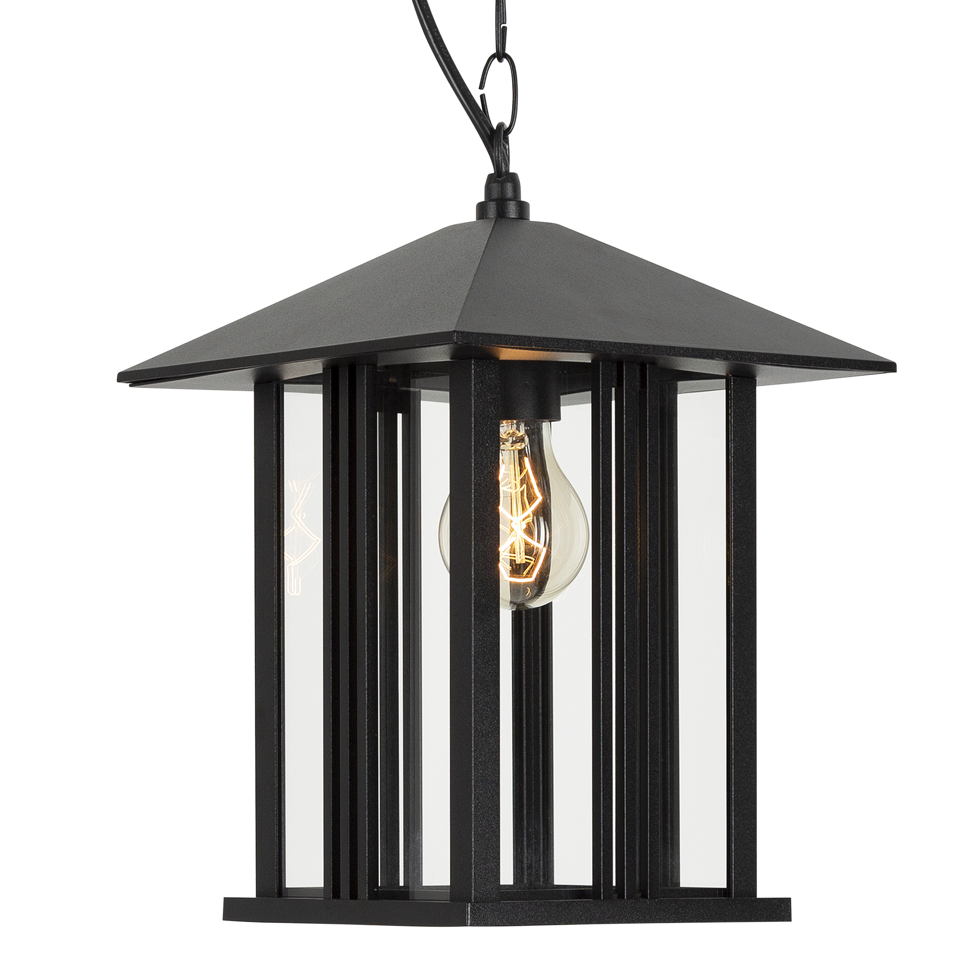 Buiten Hanglamp Zwart Kingston Veranda Lamp